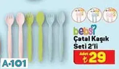 BEBSİ ÇATAL KAŞIK SETİ 2'Lİ